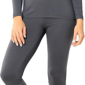 9M Women's Fleece Lined Thermal Base Layer Set - Ultra Soft and Quick Dry